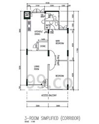 Blk 209 Serangoon Central (Serangoon), HDB 3 Rooms #594191301
